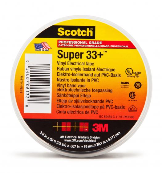 Compra cinta cinta scotch super33 19x20mm negro, productos industriales y electricos en Edemco Colombia, insumos electricos, cintas
