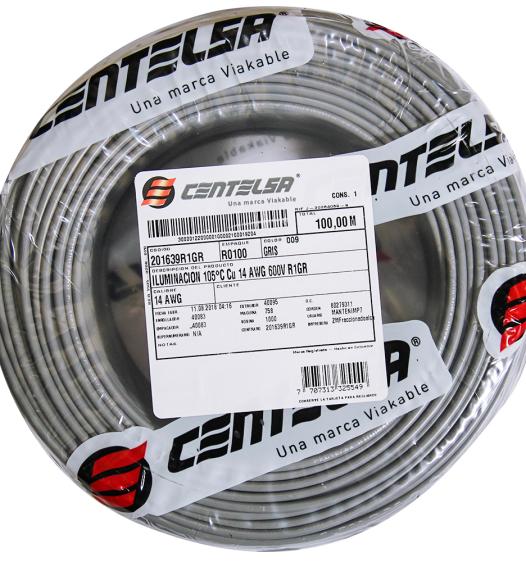 Compra cable cobre iluminacion 14 awg 105 en Edenco Colombia. Sistema de cableado