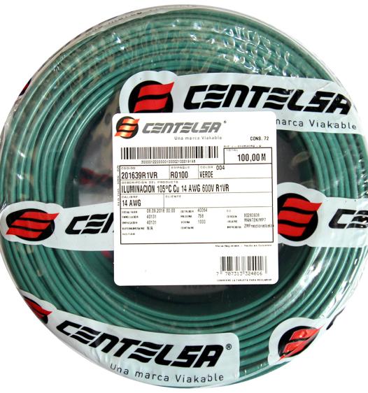 Compra cable cobre iluminacion 14 awg 105 en Edenco Colombia. Sistema de cableado