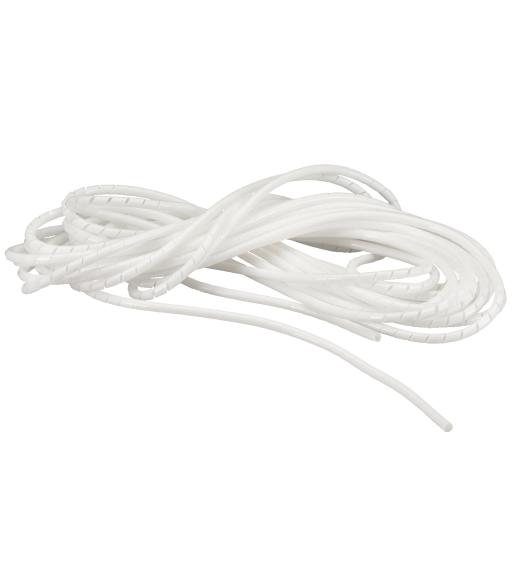 Compra espiral para cable blanco 1/4", productos industriales y electricos en Edemco Colombia, insumos electricos, organizador de cables