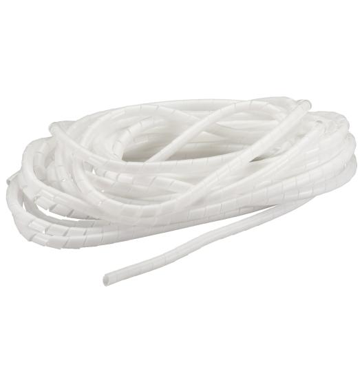 Compra espiral para cable blanco 3/8", productos industriales y electricos en Edemco Colombia, insumos electricos, organizador de cables