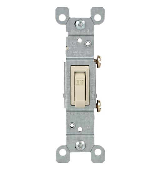 Compra interruptor senciloo 15 amp 120v crema, productos industriales y electricos en Edemco Colombia, insumos electricos
