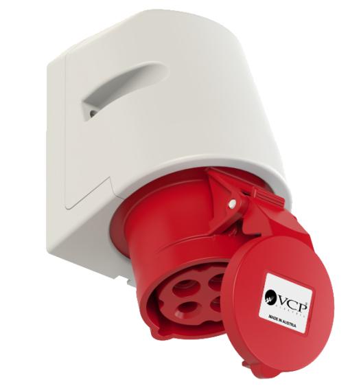 Toma sobreponer de 415 vac 16 amp 3 polo tierra, productos industriales en Edemco Colombia.