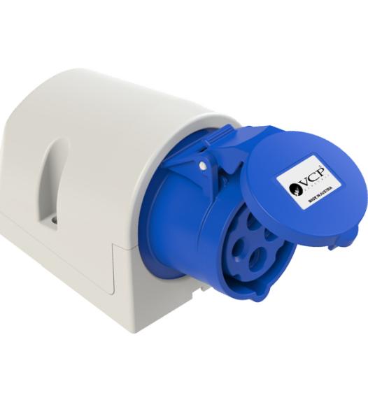 Toma sobreponer de 16 AMP 3 polo tierra 220vac, productos industriales en Edemco Colombia.