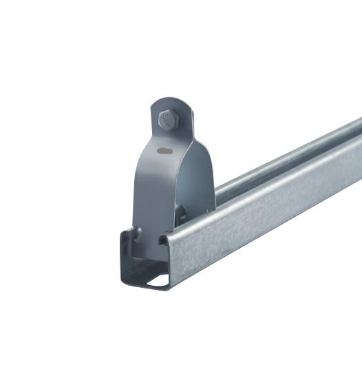 Fijador para tubo pregalvanizado perfil 4"