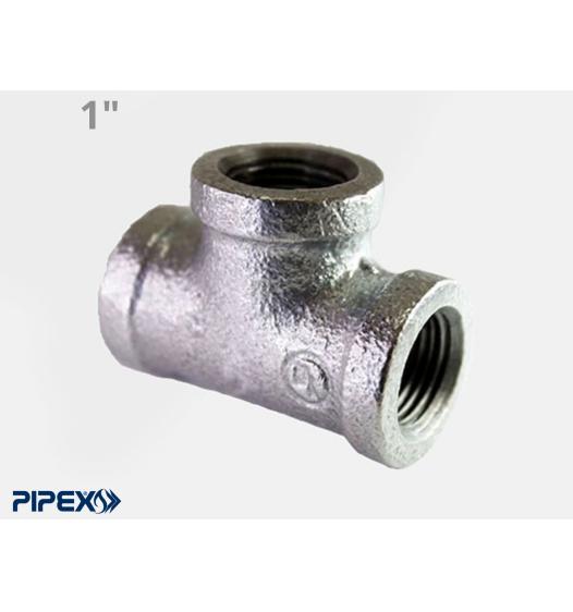 Compra tee galvanizada 1 en Edemco Colombia, tubería, tubería galvanizada.