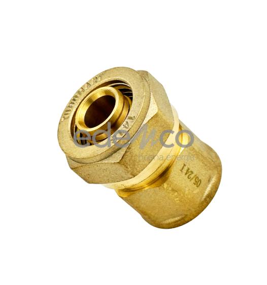 Unión Bronce Hembra 3/4" 1620X1/2" Pealpe - Edemco