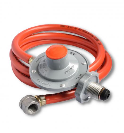 Compra regulador de gas r20 unica etapa 28 mbar manguera en Edemco Colombia, Redes de gas, valvulas de gas.